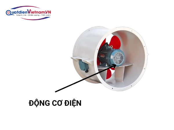 Động cơ Quạt hướng trục tăng áp HDP201-8A