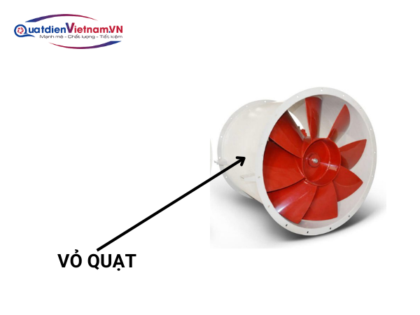 Vỏ Quạt hướng trục tăng áp HDP201-8A