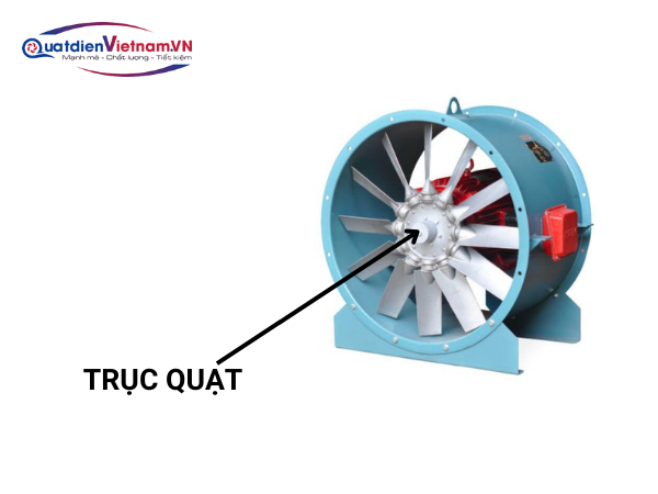 Trục Quạt hướng trục tăng áp HDP201-8A