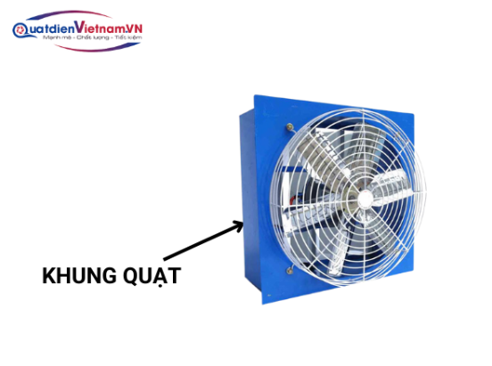 Khung ngoài Quạt Thông Gió Vuông HDP 500