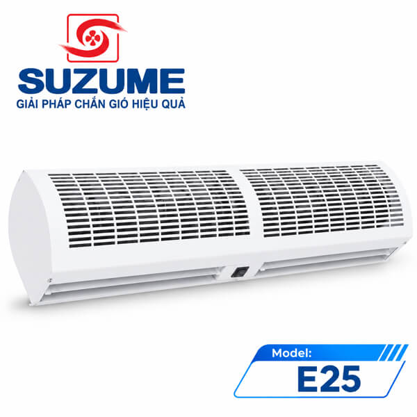 Quạt cắt gió Suzume E25 0,9m cửa cao 2,8m