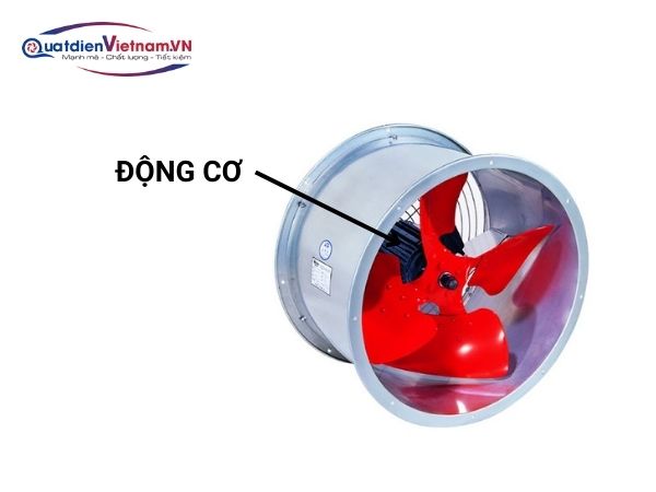 Động cơ bền bỉ đảm bảo quạt hoạt động lâu dài kể cả trong môi trường nhiệt độ cao