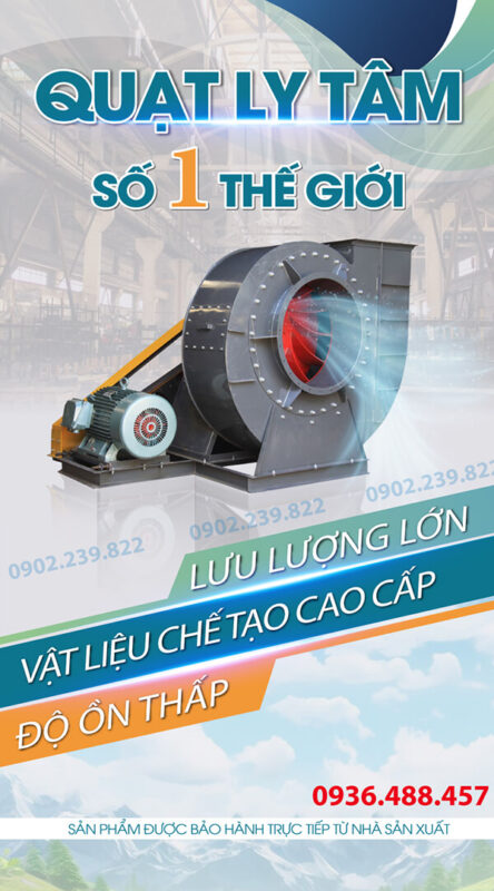 Quạt ly tâm công nghiệp