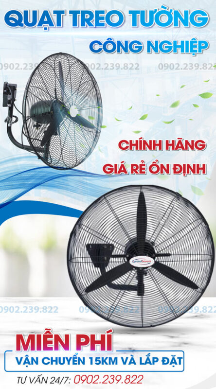 Quạt treo tường công nghiệp
