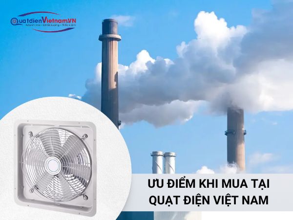Ưu điểm khi mua quạt thông gió công nghiệp tại Quạt Điện Việt Nam