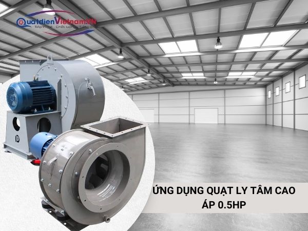 Quạt được ứng dụng trong nhiều ngành công nghiệp khác nhau như chế biến, cơ khí, in ấn,...