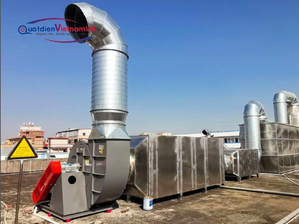 quạt ly tâm công nghiệp và hệ thống hút bụi