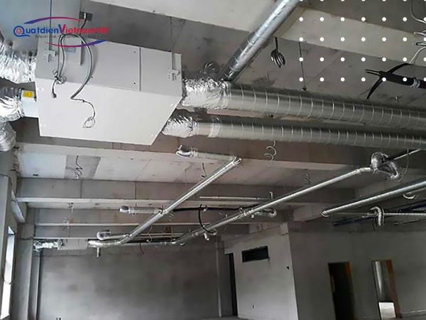 Quạt cấp gió tươi hướng trục lọc bụi bẩn,