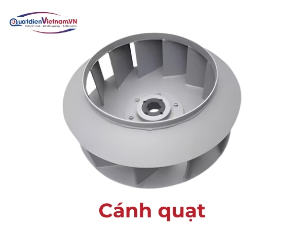 Cánh quạt 8-12 lá, thép chất lượng cao, cân bằng động hoàn hảo