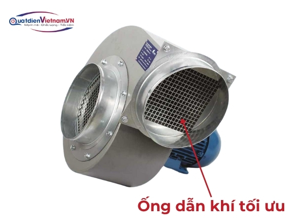 Ống dẫn khí tối ưu, tối đa hóa lưu lượng và áp suất