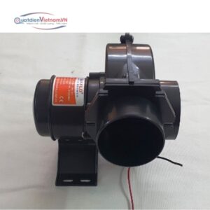 Ảnh trực diện Quạt Thông Gió Công Nghiệp 12V cùng hộp đựng