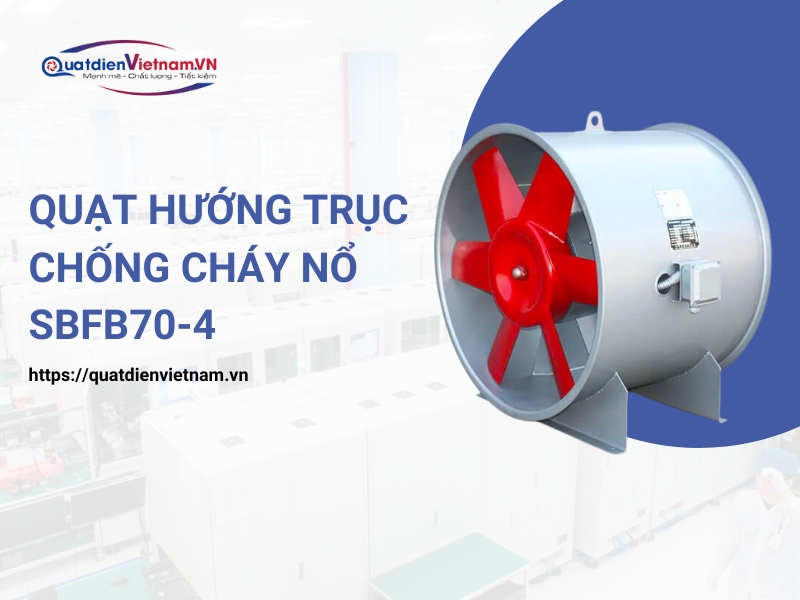 Quạt hướng trục cháy nổ SBFB70-4