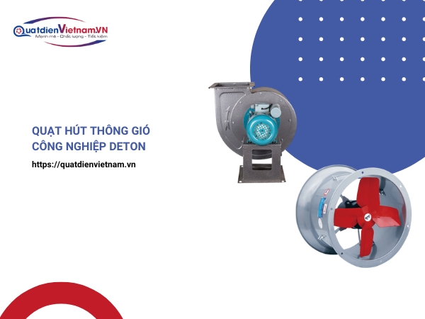 Quạt Hút Thông Gió Công Nghiệp Deton