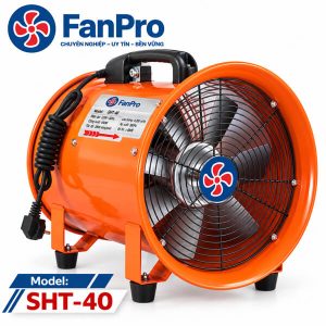 Quạt hút xách tay Fanpro SHT-40 nối ống công nghiệp