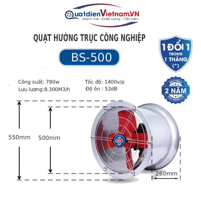 kich thuoc quat huong truc BS500