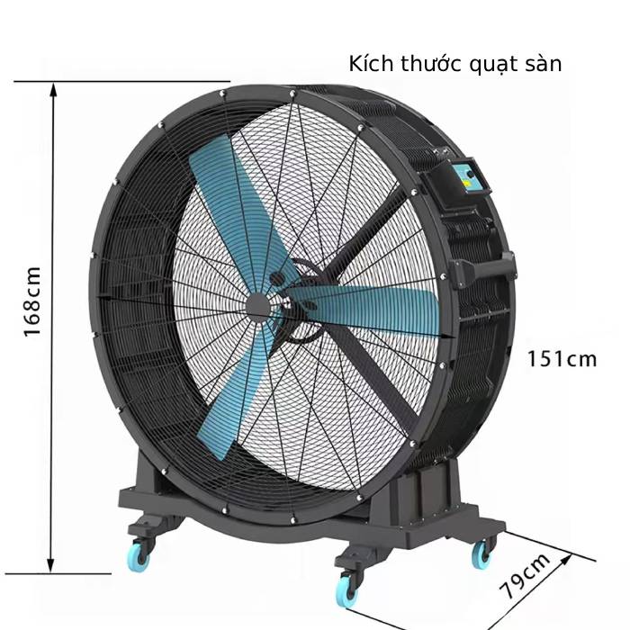 kich thuoc quat san cong nghiep