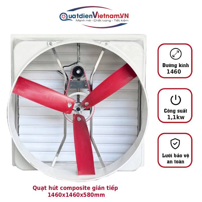 quat hut gian tiep composite cho trang trai