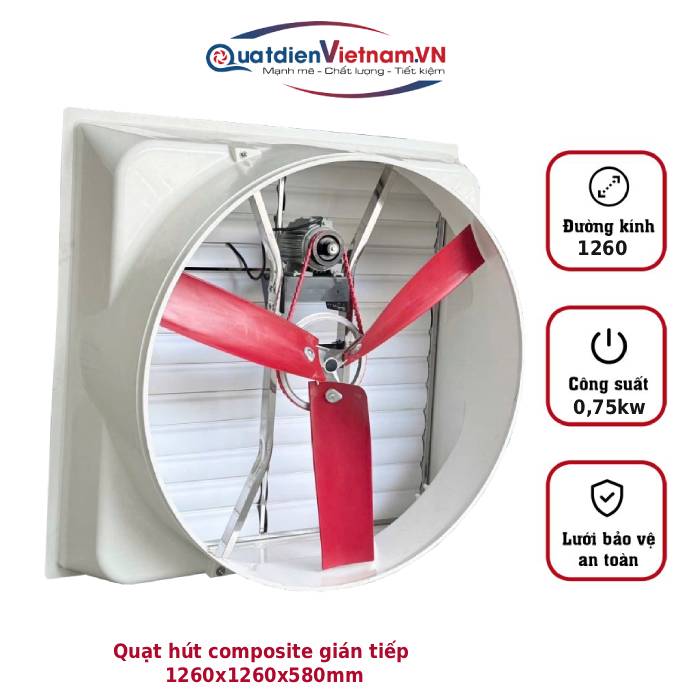 quat hut trang trai composite gian tiep