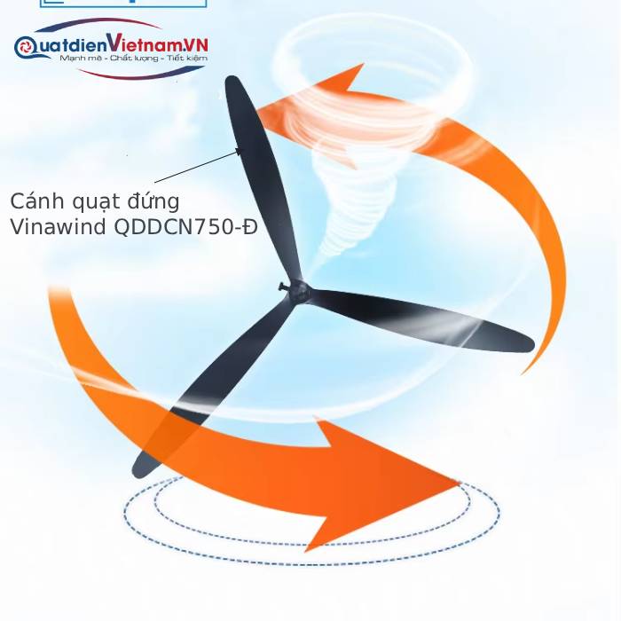 canh quat dung cong nghiep vinawin QDDCN750-Đ
