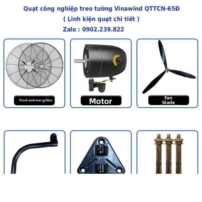 linh kien quat treo tuong vinawind