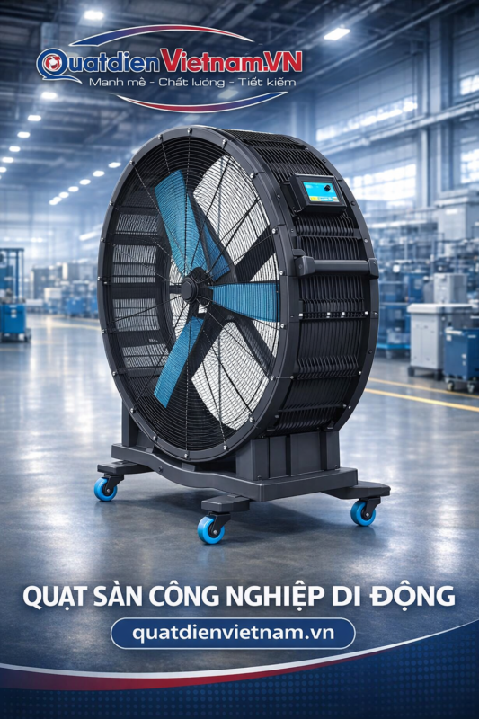 Quạt công nghiệp di động hiện đại