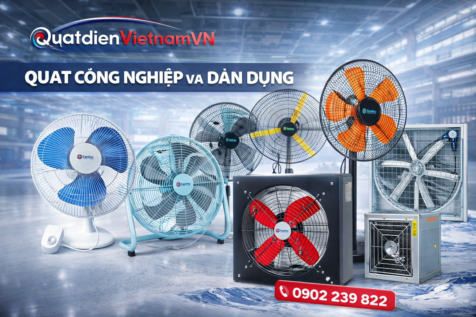 quat dan dung va cong nghiep fanpro