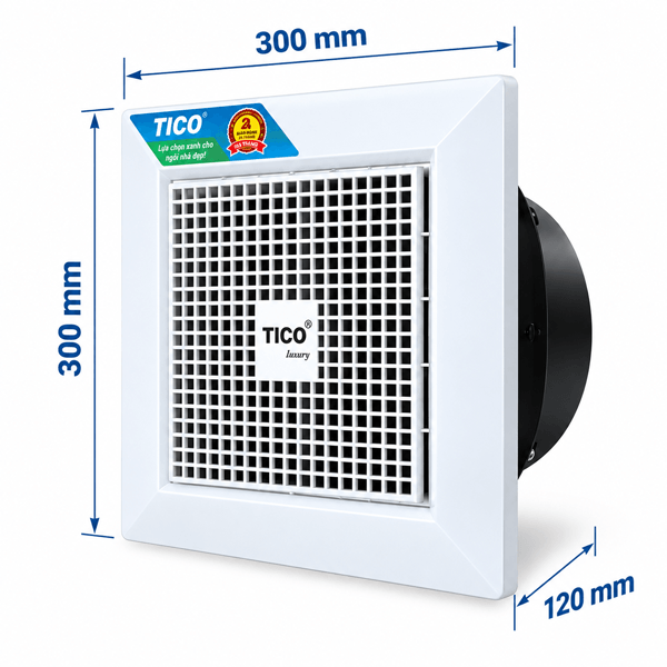 kich thuoc quat hut am tran tico HA20TC5