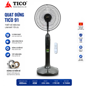 quat dung tico cao cap mau xam