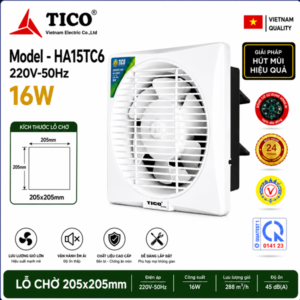 quat hut gan tương tico HA15TC6