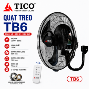 quat treo tuong cong nghiep co dieu khien TB6