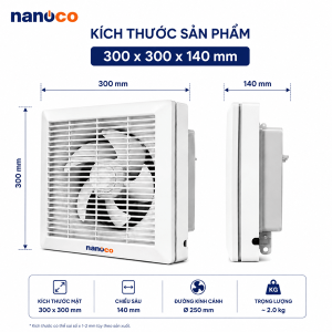 kich thuoc quat thong gio nanoco NWV2020