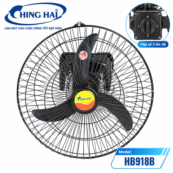 Quạt đảo trần Ching Hai HB918B 65W cánh 45cm hộp số