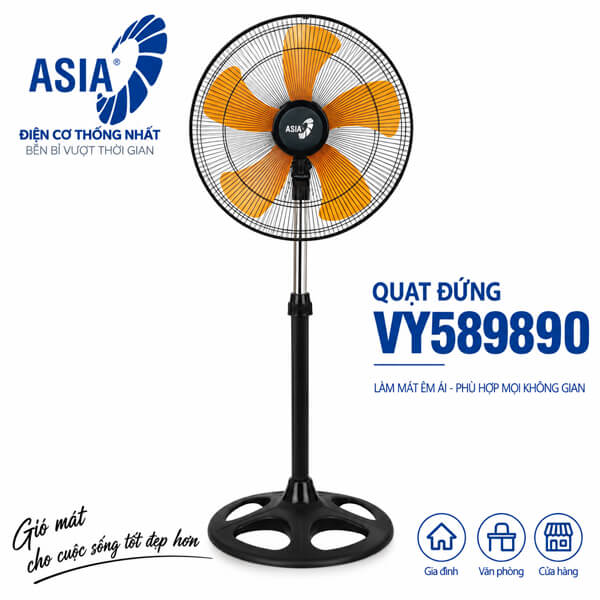 Quạt đứng bán công nghiệp ASIAvina VY589890 80W