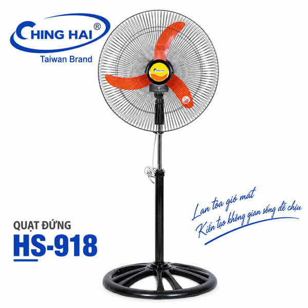 Quạt đứng Ching Hai HS-918 65W cánh 45cm