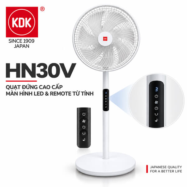 Quạt đứng KDK HN30V động cơ DC