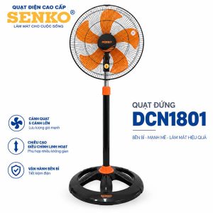 Quạt đứng Senko DCN1801 5 cánh 43cm