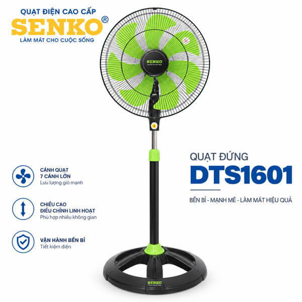 Quạt đứng thân sắt Senko DTS1601 65W