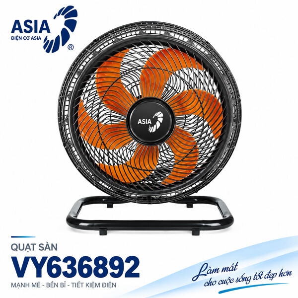 Quạt sàn ASIAVINA Turbo Plus VY636892 90W 6 cánh