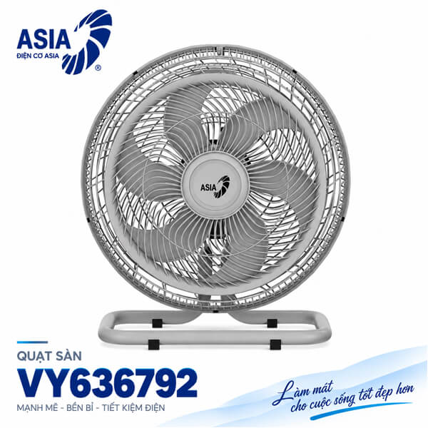 Quạt sàn ASIAVINA VY636792 90W 6 cánh 40cm