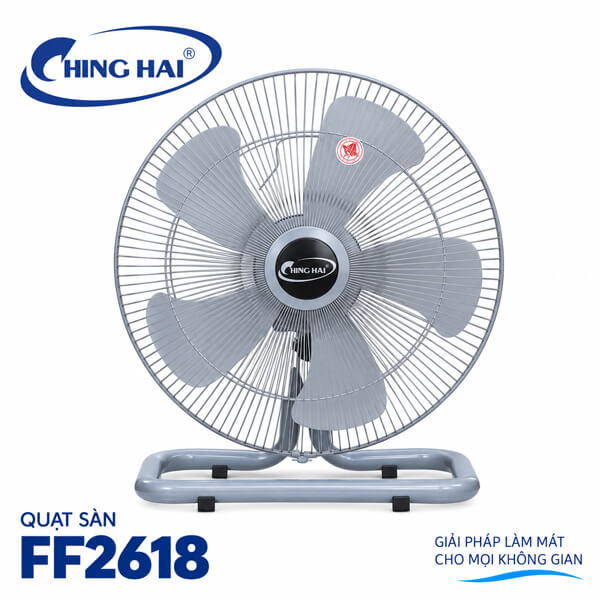 Quạt sàn Ching Hai FF2618 128W 5 cánh 45cm