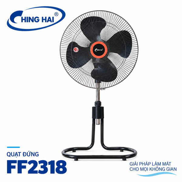 Quạt sàn công nghiệp Ching Hai FF2318 108W 4 cánh 45cm