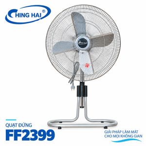Quạt sàn công nghiệp Ching Hai FF2399 145W cánh nhôm 50cm