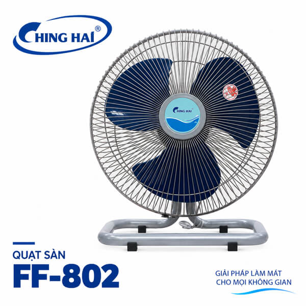 Quạt sàn công nghiệp Ching Hai FF802 49W cánh 35cm