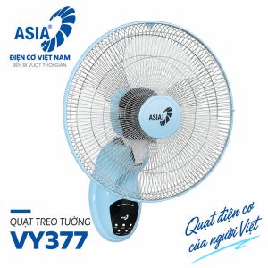 Quạt treo tường ASIAVINA VY377 55W điều khiển từ xa