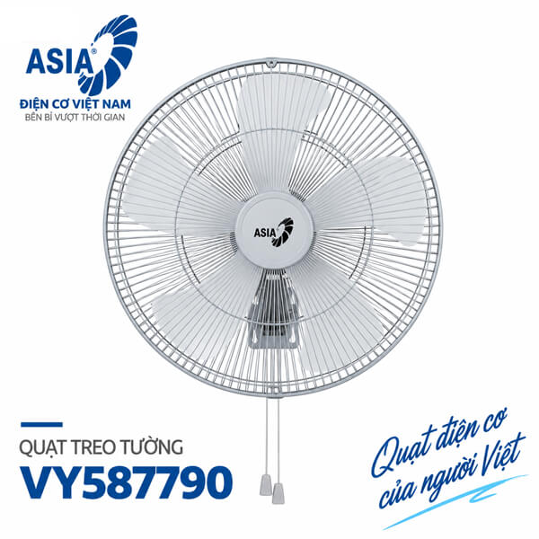Quạt treo tường ASIAVINA VY587790 80W cánh 45cm