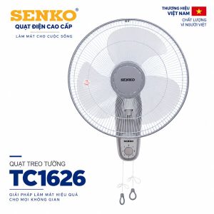 Quạt treo tường Senko TC1626 47W cánh 39cm