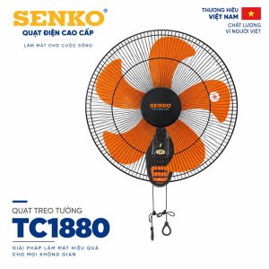 Quạt treo tường Senko TC1880 75W cánh 43cm