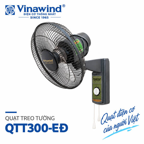 Quạt treo tường Vinawind QTT300-EĐ 30W cánh 30cm