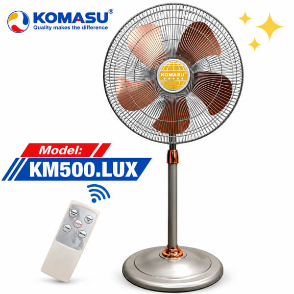 Quạt đứng Komasu KM500.LUX điều khiển từ xa cánh 500mm