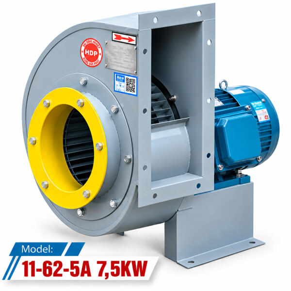 Quạt Ly Tâm Hút Khói Deton 11-62-5A 7,5kW